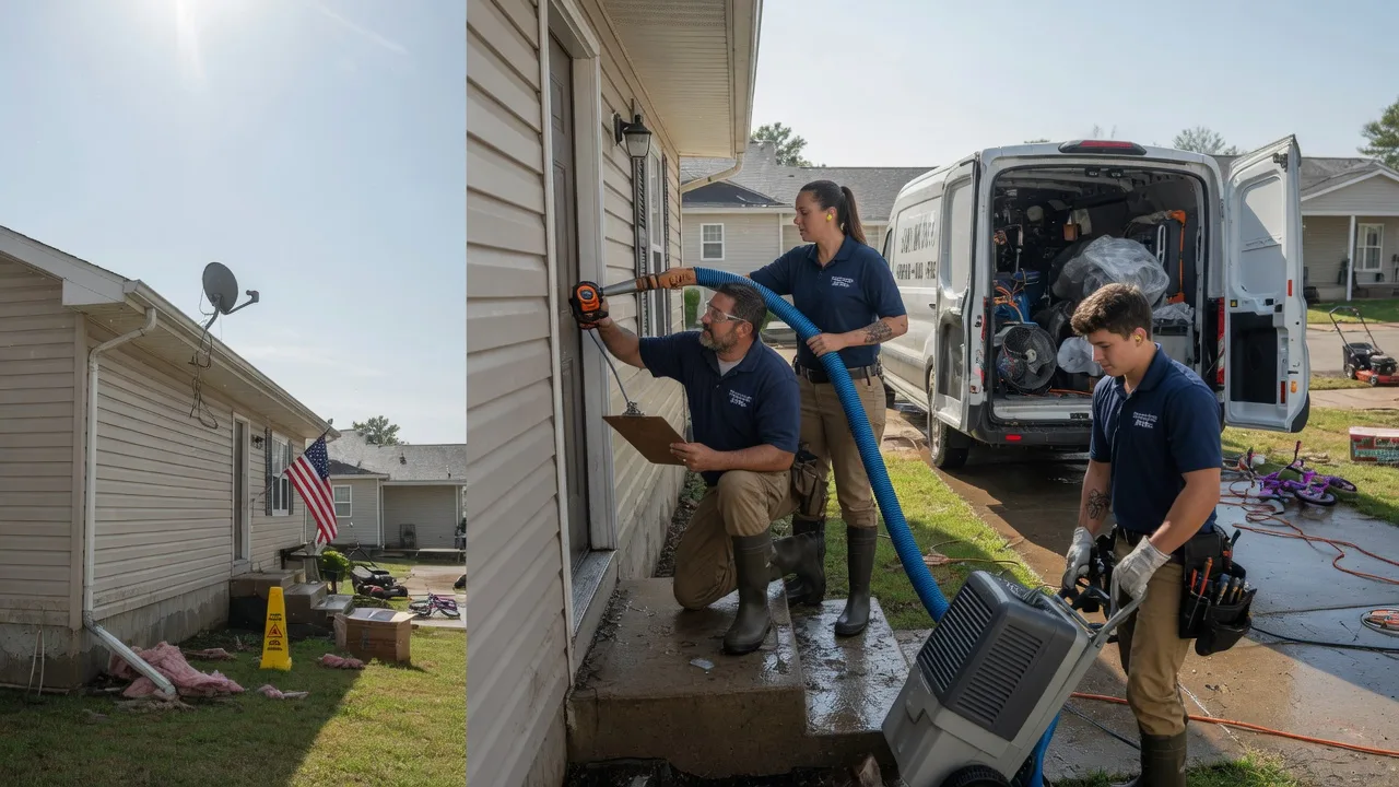 Ceiling Water Damage Restoration in Hollenberg, KS near me
